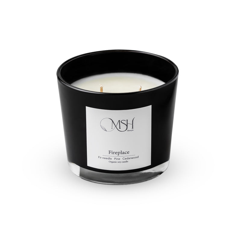 Fireplace Scented Candle