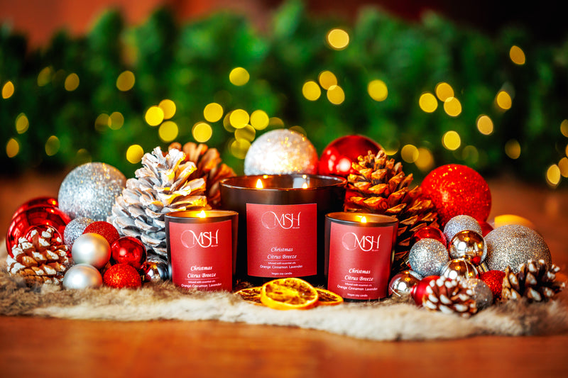 Christmas Citrus Breeze - Scented Candle